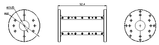 Ku波段180°移相器（B型）